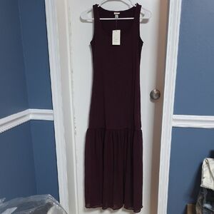 a new day Burgundy Maxi Dress